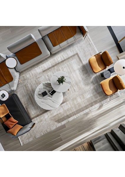 Krem Geometrik Etnik Modern Desenli Pamuk Makinada Yıkanabilir Hav Toz Vermez Leke Tutmayan Kaymaz Taban Dijital Makine Baskı Salon Yolluk Mutfak Halı fiyatları