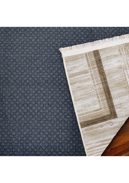 Krem Geometrik Etnik Modern Desenli Pamuk Makinada Yıkanabilir Hav Toz Vermez Leke Tutmayan Kaymaz Taban Dijital Makine Baskı Salon Yolluk Mutfak Halı indirimleri