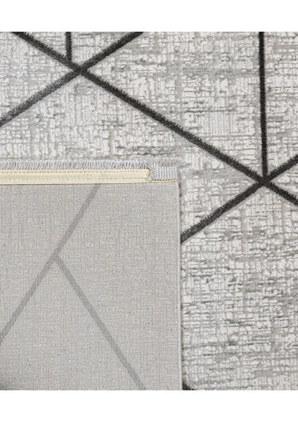 Lale Geometrik Antrasit Polyester Dikdörtgen Modern Desenli Akrilik Hav Vermeyen Leke Tutmayan Kolay Temizlenen Yumuşak Makine Salon Yolluk Mutfak Halı fiyatları