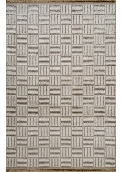 Vizon Geometrik Etnik Modern Desenli Hav Vermeyen Leke Tutmayan Kolay Temizlenen Yumuşak Makine Salon Yolluk Mutfak Halı