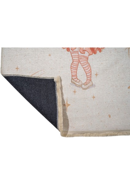 Gouda Çocuk Beyaz Polyester Dikdörtgen Modern Desenli Pamuk Makinada Yıkanabilir Hav Toz Vermez Leke Tutmayan Kaymaz Taban Dijital Makine Baskı Salon Yolluk Mutfak Halı indirimleri