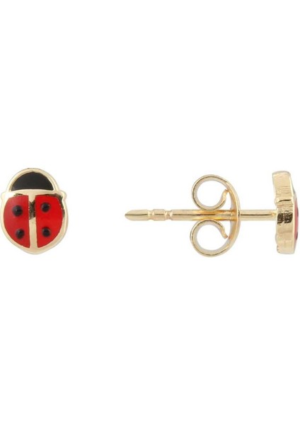 Uğur Böceği Çocuk Küpe