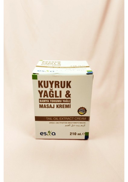 Esila Kuyruk Yağlı Masaj Kremi 210ML Akıllı Krem modelleri