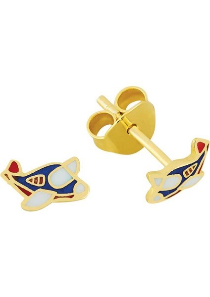 Uçak Çocuk Küpesi