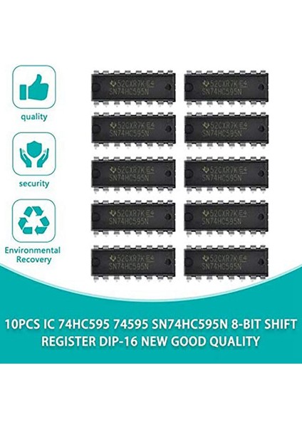 20PCS Ic 74HC595 74HC595N SN74HC595N Dıp-16 Mantık-Kayma Kayıt (Yurt Dışından) indirimleri