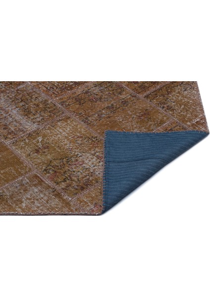 Iskece Kahverengi Eskitme Etnik Modern Desenli Yün Hav Toz Vermez Leke Tutmayan Salon Yolluk Mutfak El Dokuma Halı fiyatları