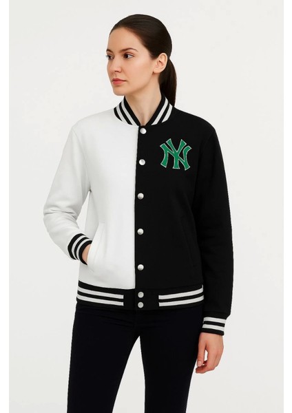 Iki Iplik Nakış Işlemeli Kolej Çeket- Siyah fiyatları