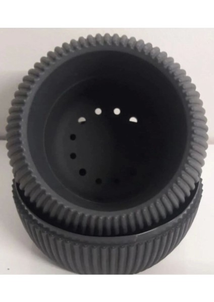 Mercan Saksı 2 Numara 0,35 Litre Su Hazneli Dekoratif Kaktüs Sukulent Saksı 11,8x9,2 cm fırsatları