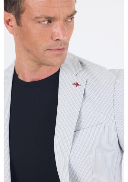 Gri Gofreli Mono Yaka Esnek 6 Drop Slim Fit Classic Takım Elbise 1001250117 fırsatları