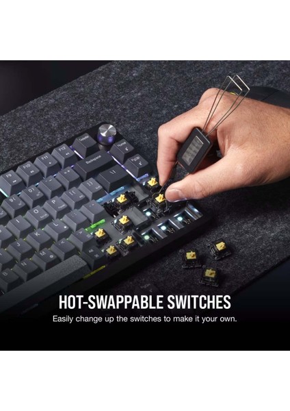 K65 Plus Wireless Rgb %78 Mekanik Klavye (CH-91D401L-TR) modelleri