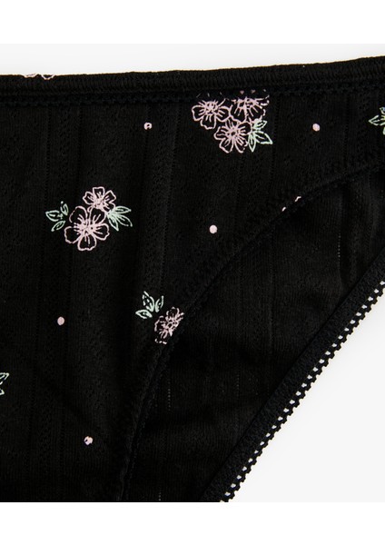 Pamuklu Çiçekli Külot modelleri