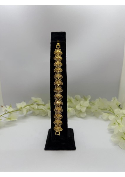 22 Ayar Altın Kaplama Kelebek Motifli Bileklik LVD555-1-2 fiyatları