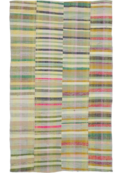 Atina Mavi Eskitme Yün Modern Desenli Yün Hav Toz Vermez Leke Tutmayan Salon Yolluk Mutfak El Dokuma Halı