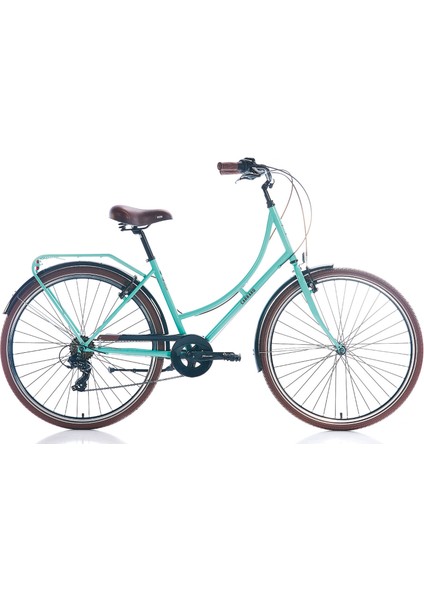 Modena - 28 Jant 18'' 46CM ( S - M ) Kadro 7 Vites Şehir Bisikleti - Siyah / Beyaz