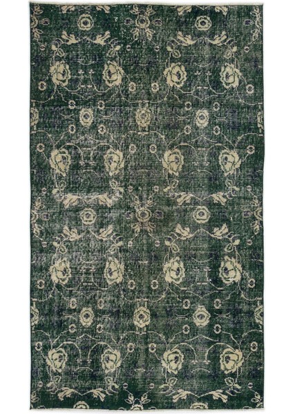 Atina Mavi Eskitme Yün Modern Desenli Yün Hav Toz Vermez Leke Tutmayan Salon Yolluk Mutfak El Dokuma Halı