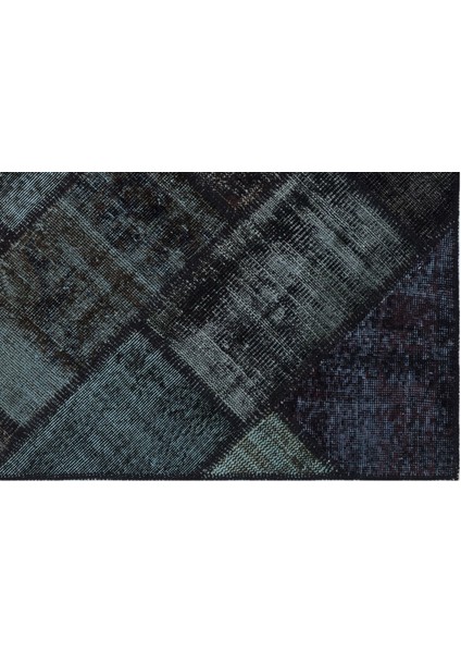 Iskece Siyah Eskitme Etnik Modern Desenli Yün Hav Toz Vermez Leke Tutmayan Salon Yolluk Mutfak El Dokuma Halı fırsatları