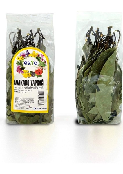 Poşet Avakado Yaprağı 25 Gr.
