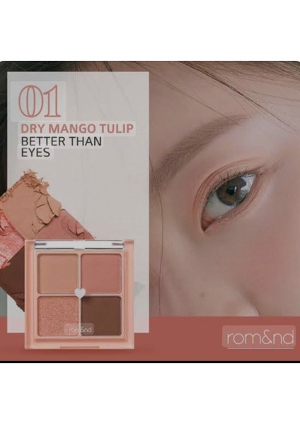 Rom&nd Better Than Eyes Far Paleti 01 Dry Mango Tulip fiyatları