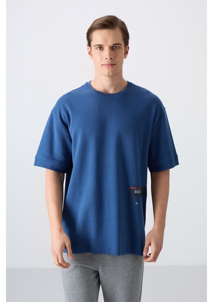 Tommy Life Parlament Pamuklu Kalın Yumuşak Dokulu Oversize Fit Baskılı Erkek T-Shirt - 88322 fırsatları