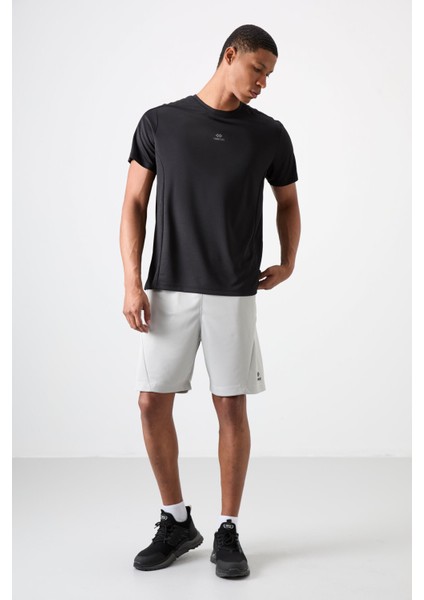 Tommy Life Siyah Polyester Nefes Alan Dokulu Ince Esnek Standart Fit Erkek Performans T-Shirt - 88390 fiyatları