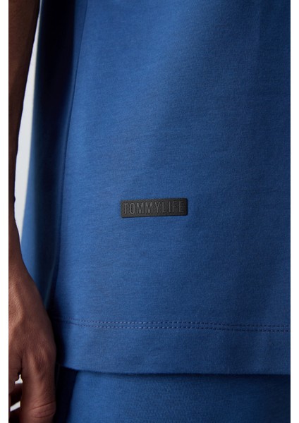 Parlament Pamuklu Kalın Yumuşak Dokulu Oversize Fit Baskılı Erkek T-Shirt - 88342 fırsatları