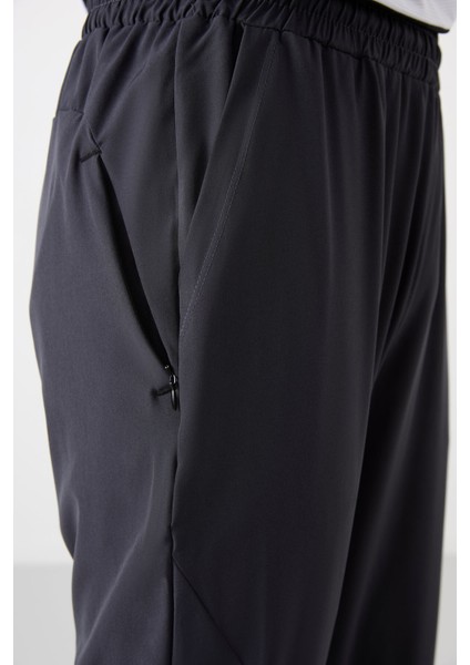 Antrasit Polyester Ince Yumuşak Comfort Fit Erkek Eşofman Alt - 82119 fırsatları