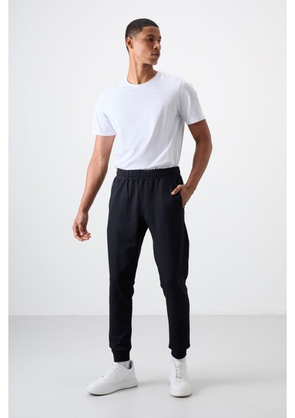 Tommy Life Lacivert Pamuk Yumuşak Dokulu Standart Fit Nakışlı Erkek Eşofman Alt - 82133 fiyatları