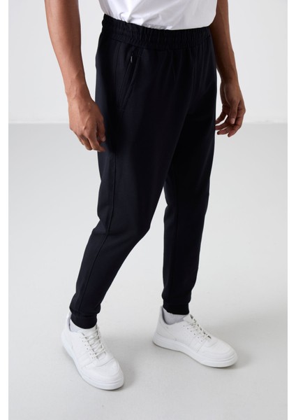 Tommy Life Lacivert Pamuk Yumuşak Dokulu Standart Fit Nakışlı Erkek Eşofman Alt - 82133 fırsatları