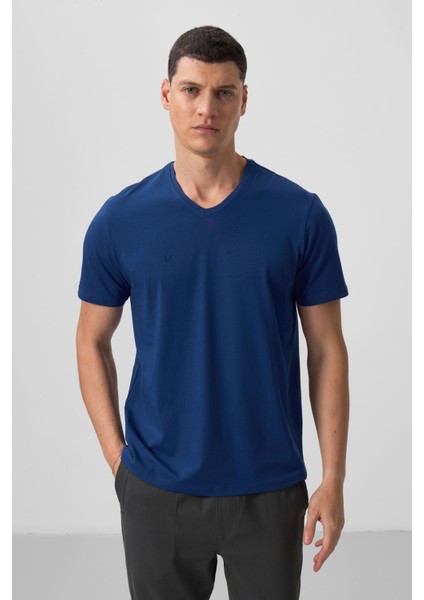 Parlament Basic Kısa Kol Standart Kalıp V Yaka Erkek T-Shirt - 87912
