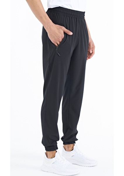 Tommy Life Siyah Erkek Basic Cepli Bağcıklı Rahat Form Lastik Paça Eşofman Altı - 84826 modelleri