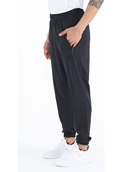 Tommy Life Siyah Erkek Basic Cepli Bağcıklı Rahat Form Lastik Paça Eşofman Altı - 84826 fırsatları