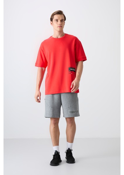 Tommy Life Fiesta Pamuklu Kalın Yumuşak Dokulu Oversize Fit Baskılı Erkek T-Shirt - 88322 fiyatları