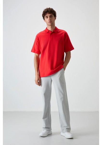 Tommy Life Fiesta Pamuklu Kalın Yumuşak Dokulu Oversize Fit Basic Polo Yaka Erkek T-Shirt - 88327 fiyatları