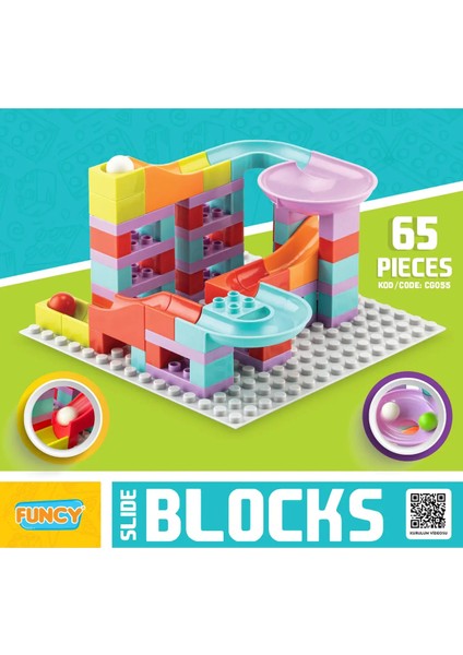 Slide Blocks 65 Parça Legoduplo Uyumlu fiyatları