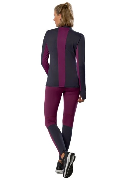 Active Warmalite Yarım Fermuarlı Kadın Sweatshirt Siyah fırsatları