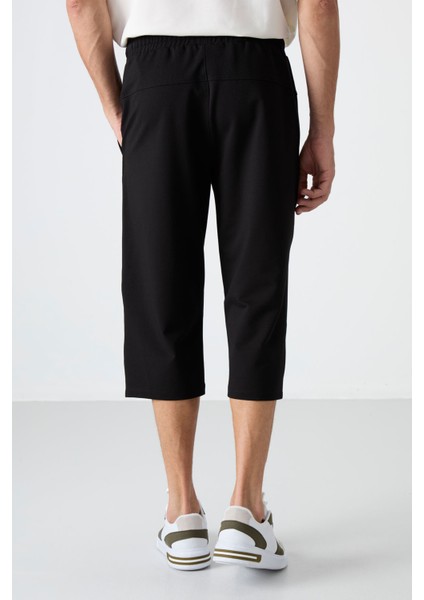 Siyah Ön Cep Detaylı Standart Kalıp Klasik Paça Erkek Kapri - 83092 indirimleri