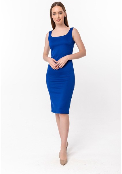 Kare Yaka Elbise 15L4246-L fiyatları