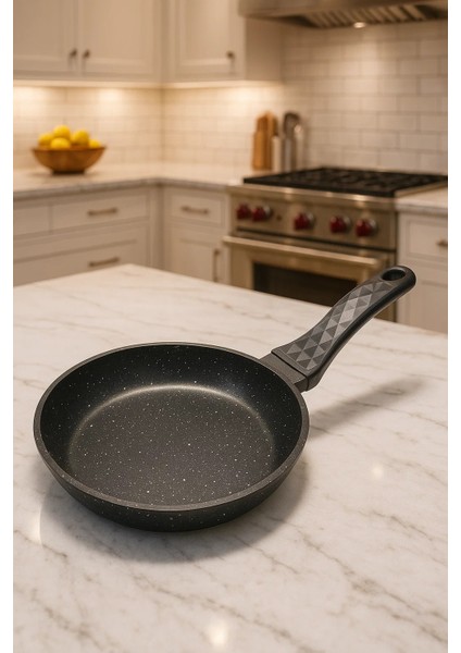 Tava Seti 3 Lü Alüminyum Döküm Granit Kaplama 18 cm 20 cm 22 cm Omlet Kızartma Yemek Tavası modelleri