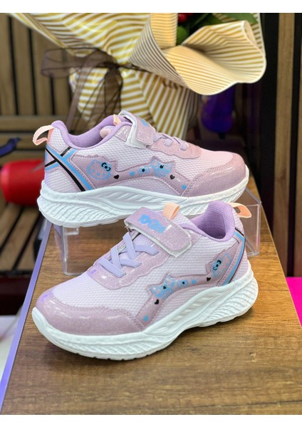 Kız Çocuk Ortopedik Spor Ayakkabı-Lila-Turkuaz fiyatları