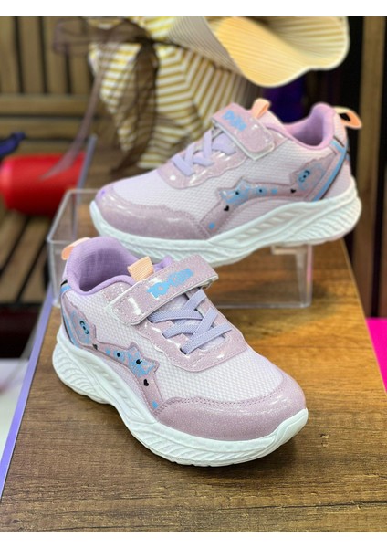 Kız Çocuk Ortopedik Spor Ayakkabı-Lila-Turkuaz modelleri