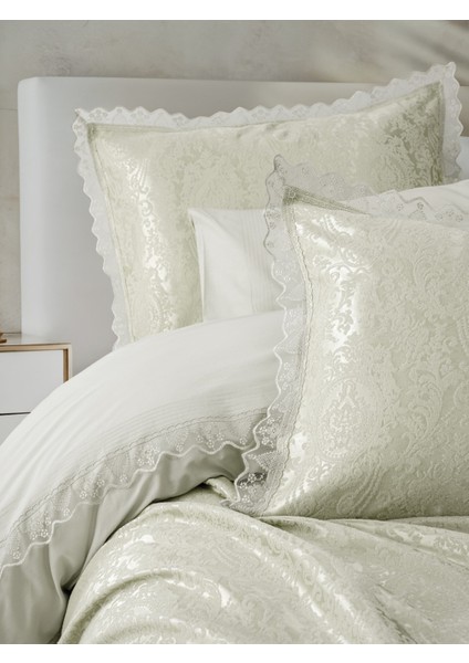 Chi Chi Çift Kişilik Pikeli Nevresim Takımı Velora Adaçayı fiyatları