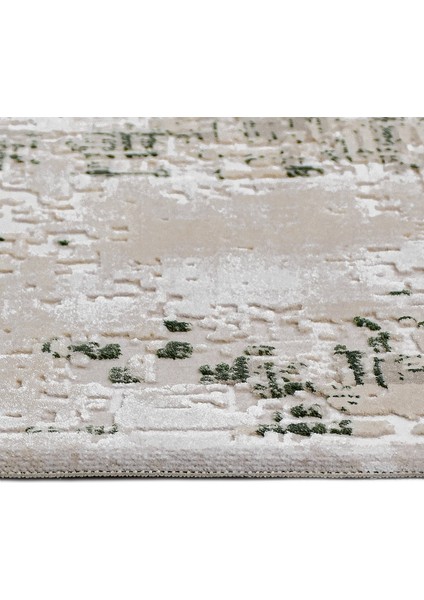 Poppy Modern Krem Akrilik Kare Modern Desenli Akrilik Hav Vermeyen Leke Tutmayan Kolay Temizlenen Yumuşak Makine Salon Yolluk Mutfak Halı modelleri