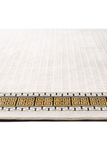 Dindigul Çerçeveli Beyaz Akrilik Dikdörtgen Modern Desenli Akrilik Hav Vermeyen Leke Tutmayan Kolay Temizlenen Yumuşak Makine Salon Yolluk Mutfak Halı fiyatları