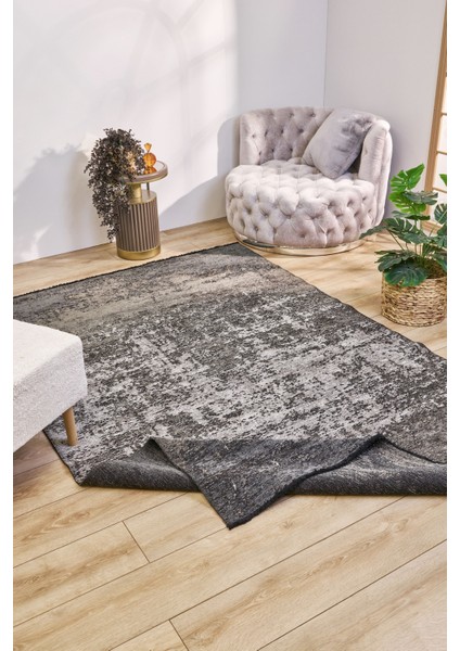 Swenson Modern Gri Pamuk Dikdörtgen Modern Desenli Akrilik Hav Vermeyen Leke Tutmayan Kolay Temizlenen Yumuşak Makine Salon Yolluk Mutfak Halı modelleri
