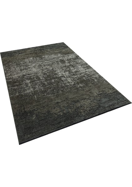 Swenson Modern Gri Pamuk Dikdörtgen Modern Desenli Akrilik Hav Vermeyen Leke Tutmayan Kolay Temizlenen Yumuşak Makine Salon Yolluk Mutfak Halı