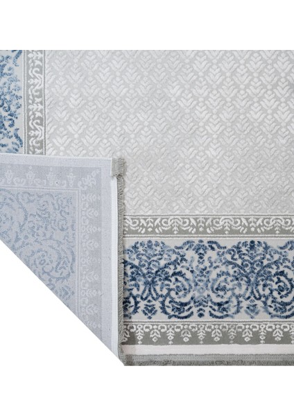 Geometrik Mavi Akrilik Dikdörtgen Modern Desenli Akrilik Hav Vermeyen Leke Tutmayan Kolay Temizlenen Yumuşak Makine Salon Yolluk Mutfak Halı indirimleri