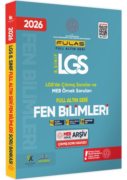 2026 8.Sınıf Full LGS Altın Seri (FULAS)MEB Çıkmış Modüler Soru Bankası Seti Çözümlü EN KAPSAMLI SET fırsatları