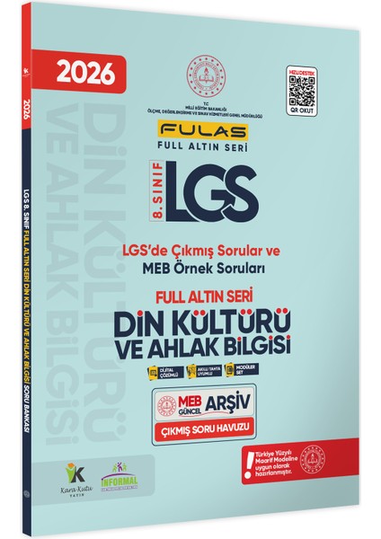 2026 8.Sınıf Full LGS Altın Seri (FULAS)MEB Çıkmış Modüler Soru Bankası Seti Çözümlü EN KAPSAMLI SET