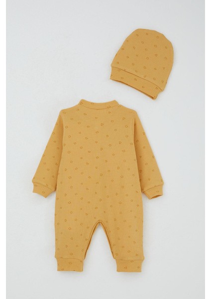 Erkek Bebek Tulum Mini Geometrikşekiller 0-6 Ay, Hardal Sarı fiyatları
