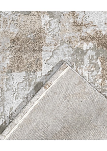 Eildon Modern Gri Akrilik Dikdörtgen Modern Desenli Akrilik Hav Vermeyen Leke Tutmayan Kolay Temizlenen Yumuşak Makine Salon Yolluk Mutfak Halı modelleri